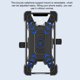thumbnail image 5 of sweethay Soporte de teléfono para bicicleta, soporte de bicicleta ajustable antideslizante de 4,5-6,8 pulgadas, accesorio de soporte de montaje portátil Electrónica Negro para manillar, 5 of 6