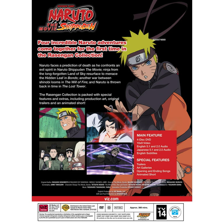 VIZ  See Naruto: 4-Movie Collection