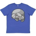 thumbnail image 3 of Inktastic Cute Manatee Family Youth T-Shirt, 3 of 5