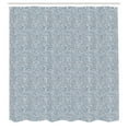 thumbnail image 3 of Ambesonne Garden Shower Curtain, Botanical Dusty Blue Tones, 69"Wx84"L, Pale Taupe Blue Grey, 3 of 5