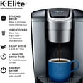 thumbnail image 1 of Keurig C K-Elite Maker, Single Serve K-Cup Pod Brewer, with Iced Coffee Capability, Extra Included, 75oz, Brushed Silver Plus Filter Bundle, 1 of 6