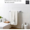 10Inch Bathroom Towel Bar No Drill Stick On Towel Rack, Easy Install With SelfAdhesive（White