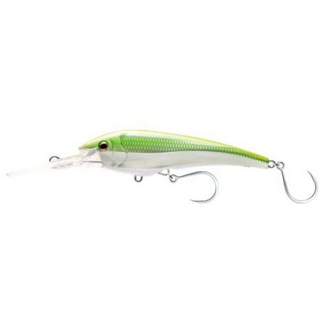 UPC: 9351482022662 | Nomad Design DTX Minnow Shallow Floating 145-5 3/4 – Chartreuse Chrome