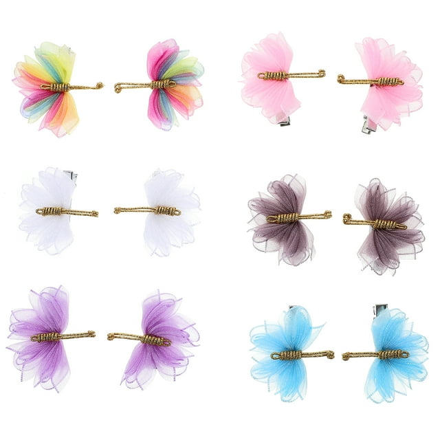 6 Pairs Mini Butterfly Hair Clips Small Hair Clips Butterfly Clips Fairy Hair Decorations