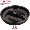 thumbnail image 5 of 4E's Novelty 4 Pack Round Plastic Ash Trays for Smokers For Cigarettes & Cigar– Durable Indoor & Outdoor Use Restaurant Style, 5 of 5