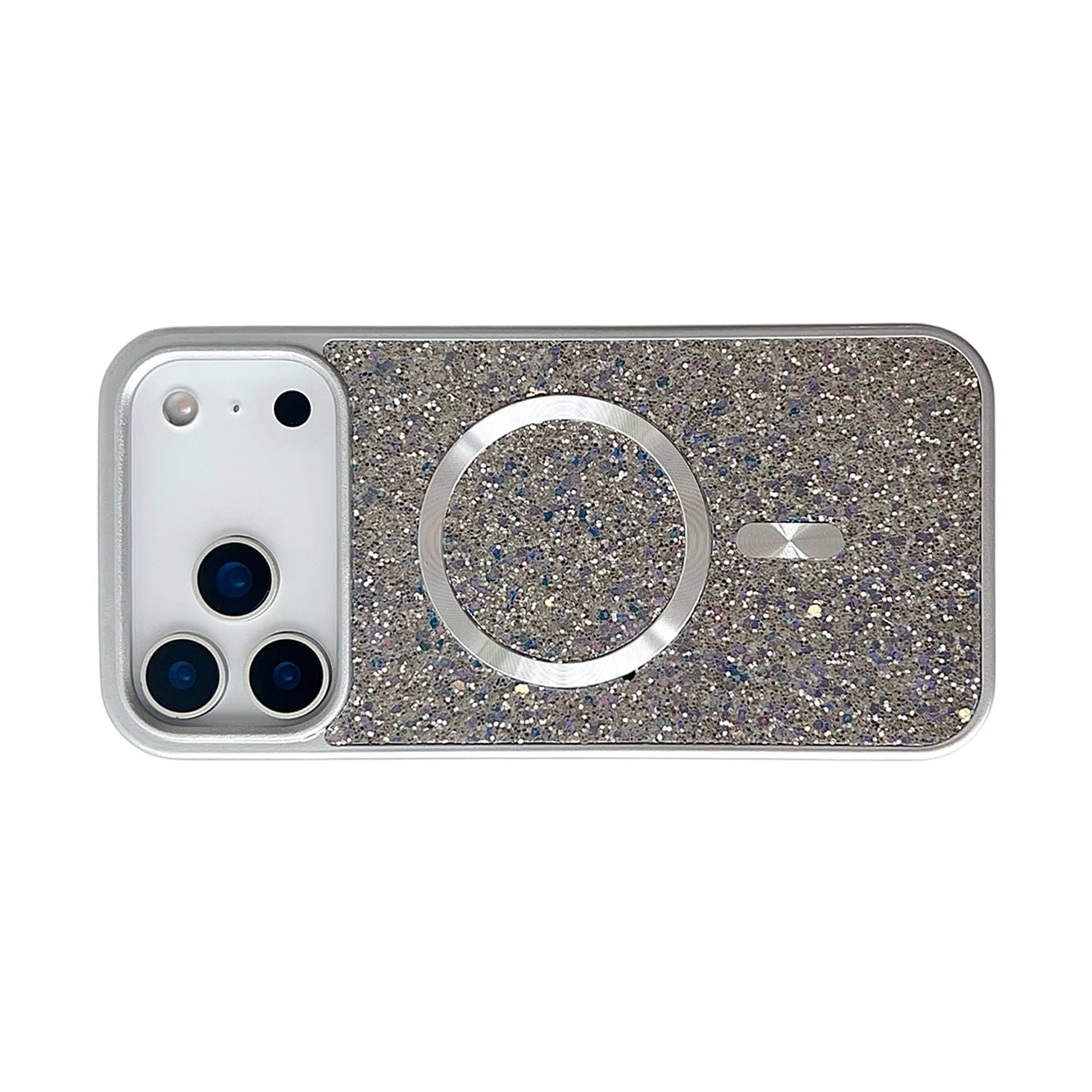 iPhone 17 Pro Bling MagSafe Cover - Silver