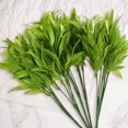 thumbnail image 1 of Mobutofu 6Set Artificial Greenery Stems Green Plastic Vivid Shape Photography Prop, 1 of 6
