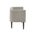 thumbnail image 4 of Madison Park Farrah Solid Wood and Polyester Accent Bench in Cream, 4 of 8