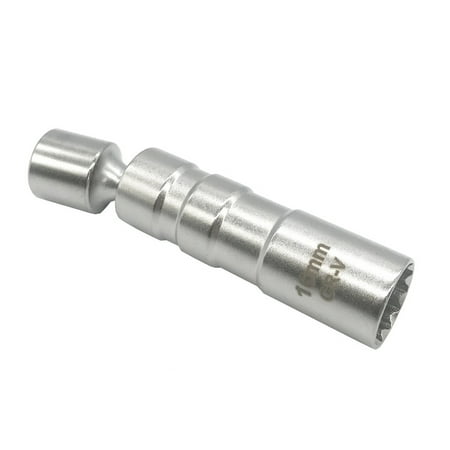

Auto 14mm or 16mm Spark Plug Wrench Removal Tool Silver