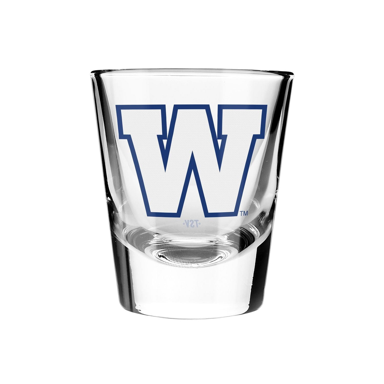 2 VERRE À SHOT SOUS LICENCE OFFICIELLE LNH WINNIPEG BLUE BOMBERS
