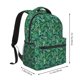 thumbnail image 2 of Easygdp Monstera Leaves Mochila Ergonómica Versátil para Laptop - Múltiples Bolsillos, Correas Ajustables, Unisex para Escuela, Viajes y Actividades al Aire Libre-One Size, 2 of 5