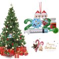 thumbnail image 4 of De Resina De Árbol De Navidad Con Cordón Diy Cubierta De Cara De Nombre Escrito A Mano Colgante De Muñeco De Nieve Decoración De Navidad 2021 Adornos Noticed HA043597-01, 4 of 6