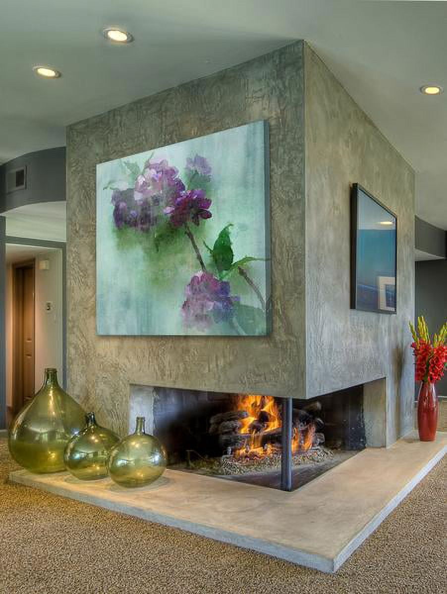 "Purple Sensation 3" Painting Print on Wrapped Canvas