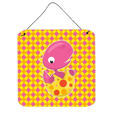 Baby T-Rex Dinosaur Hatching Wall or Door Hanging Prints
