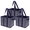 Multi-color, variant on ® Collapsible Totes, All-Purpose, 13"L x 9.5"W x 11"H, Geometric, 3-Pack