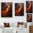 thumbnail image 4 of Designart "Eternal Flow Of Volcanic Lava" Volcano Wall Art Prints, 4 of 7