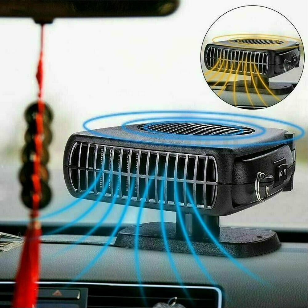12V Car Heater Fan Portable Heating Cooling Fan Defroster Demister