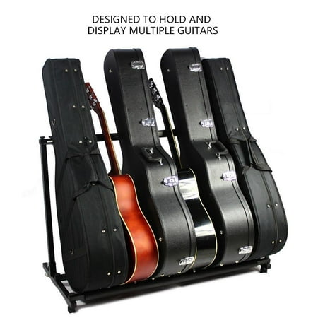 LAFGUR Sturdy Metal Guitars Display Stand Rack Organizer Holder Instrument Accessory, Guitar Holder, Guitar Display