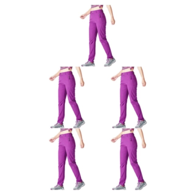 Sonducket Pantalones de senderismo para mujer, pantalones finos de secado rápido, pantalones de chándal elásticos impermeables, ropa deportiva Type2 NO2
