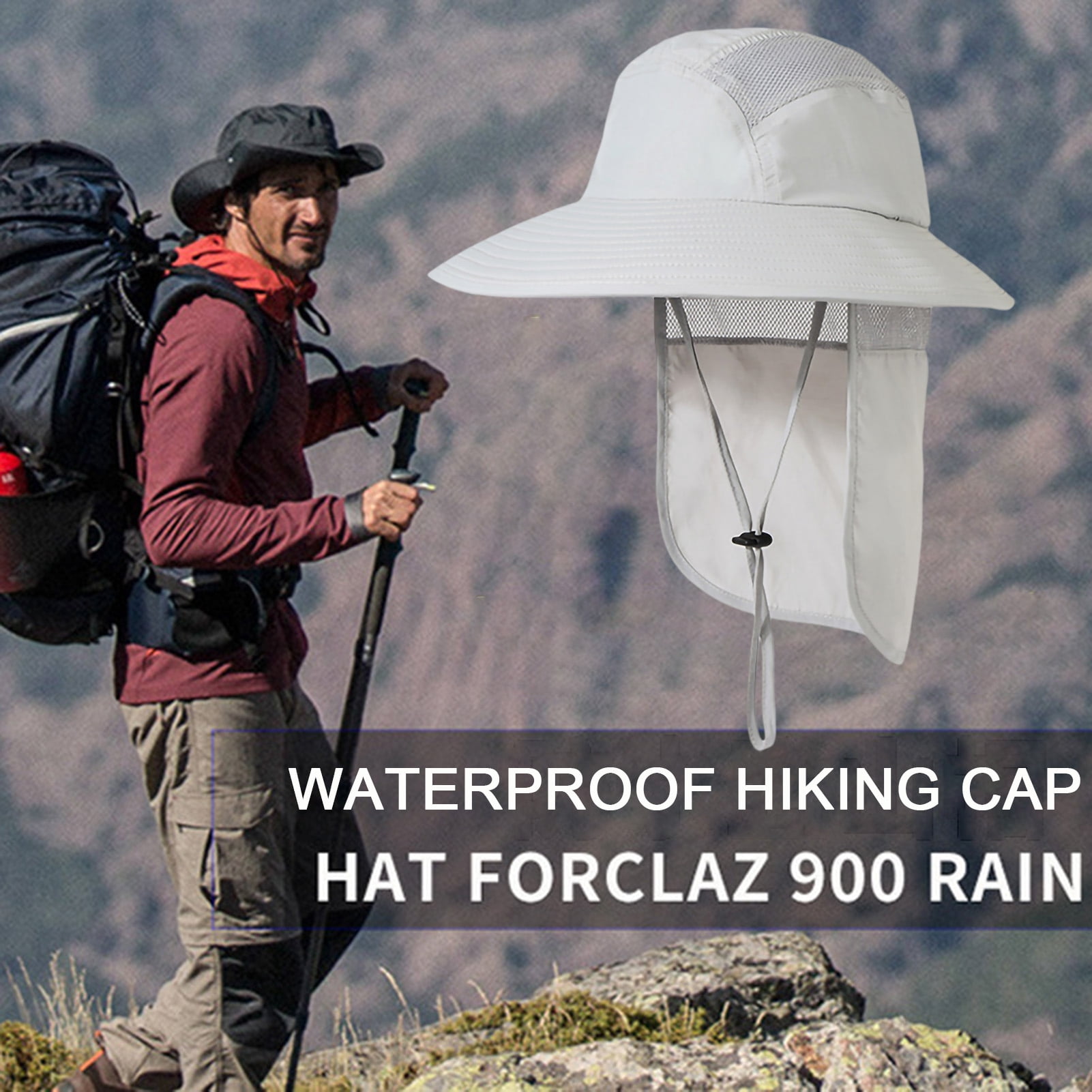 Reheyre Wide Brim Unisex Sun Hat - Breathable and Adjustable - UV ...