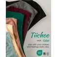 thumbnail image 6 of TIICHOO Womens Underwear Cotton Stretchy Hipster Panties for Women Pack of 8 (Medium, 8 Black), 6 of 7