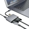 thumbnail image 2 of Hub adaptador USB-C 4 en 1: Vga + HDMI + USB 3.0 + USB-C PD 4, 2 of 4