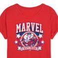 thumbnail image 3 of Marvel - Collegiate Americana - Women's Oversized Graphic T-Shirt, 3 of 4