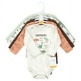 thumbnail image 2 of Hudson Baby Cotton Long-Sleeve Bodysuits, 5-Pack, Newborn- 24 Months, 2 of 7