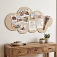 thumbnail image 4 of Cloud Shaped Bulletin Board Adhesive Pin Board Wall Mount Display Board, Cute Cloud-Shaped Thick Board for Photos Notes and Reminders, No-Drill Wall Decor for Kid Room Study and Office Display, 4 of 6