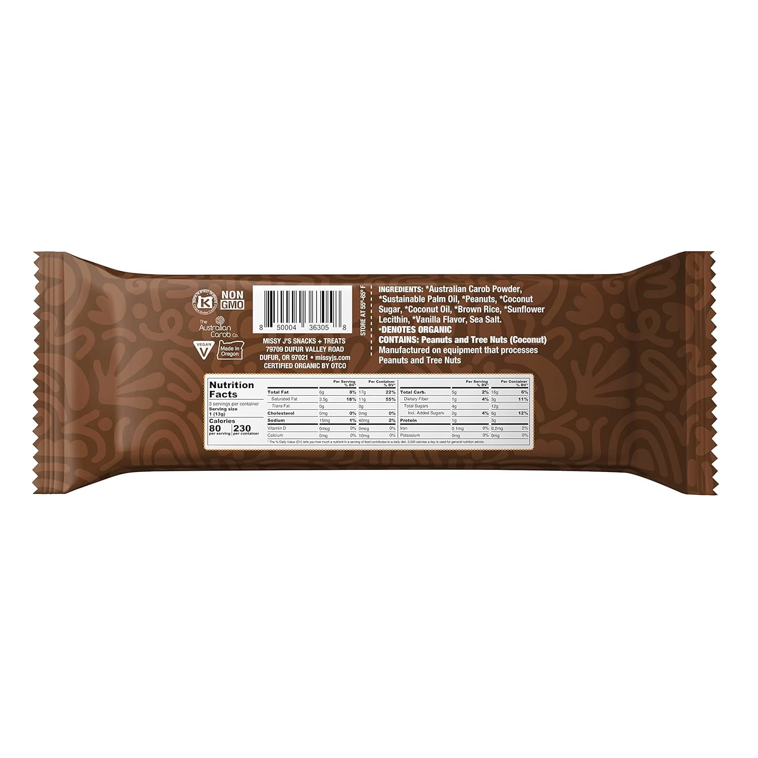 Missy J’s Organic Carob Truffley Treats Sampler Pack, 3 Flavor Healthy Low Calorie Snack 12 Pack