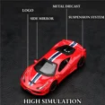 thumbnail image 5 of Bburago-réplica de modelo de coche Ford Mustang GT 1967, escala 1:64, Chevrolet, Audi, Porsche, VW, Honda, arte en miniatura fundido a presión, juguete para niños, 5 of 5
