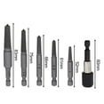 thumbnail image 6 of 6Pcs Stud Screw Extractor Remover Set Broken Damaged Pipes Bolt Easy Out Tool, 6 of 6
