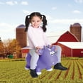 thumbnail image 3 of Toddler Boys and Girls Farm Hopper Bounce Toy, Purple Cow, 3 of 4