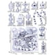 thumbnail image 3 of Advancent Juego de bolas colgantes con forma de corazón, decoraciones festivas, adornos, regalos pensativos, juego de bolas colgantes, Feliz Kits de decoración para fiestas bronce, 3 of 6
