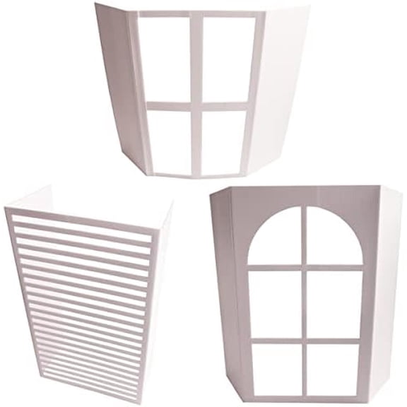 Large Size Self-Standing Faux Window Frame 3 Pack Collection