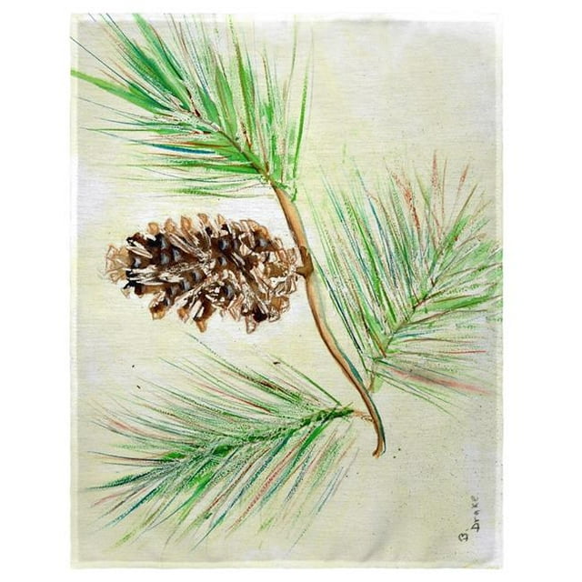Betsy Drake PM161 14 x 18 Po. Betsys Pine Cone Ensemble de 4
