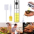 thumbnail image 3 of Dispensador De Rociador De Aceite, Rociador De Vinagre, Rociador De Aderezo, Asador Portátil De Oliva, Inoxidable De 100 Ml Con Cepillo Y Embudo Para Cocina, Ensalada, Pan, Horneado, Barbacoa Advancent HA018502-00, 3 of 7