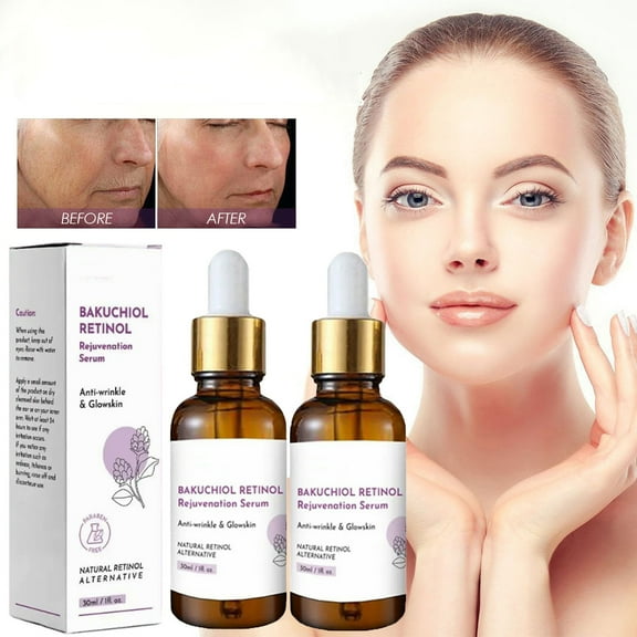 maxiaoxia Bakuchiol Retinol Rejuvenation Serum, 30ml Korean Bakuchiol Retinol Serum, 2.5% Retinol Serum For Face & Neck All Skins