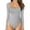 Gray, variant on Long Sleeve Bodysuit Square Neck Shapewear Tummy Control Body Suits For Women,Sexy Women's Body Slim Bodysuits Tops Underwear Body Elegant Long Sleeve Bodysuit for Women