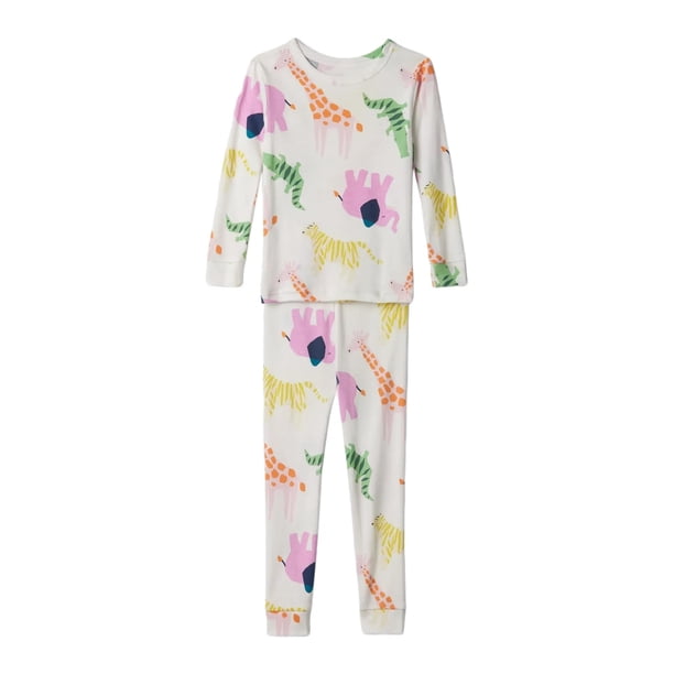 Conjunto de pijama para bebé GAP rosa con jirafa, 4 años, unisex