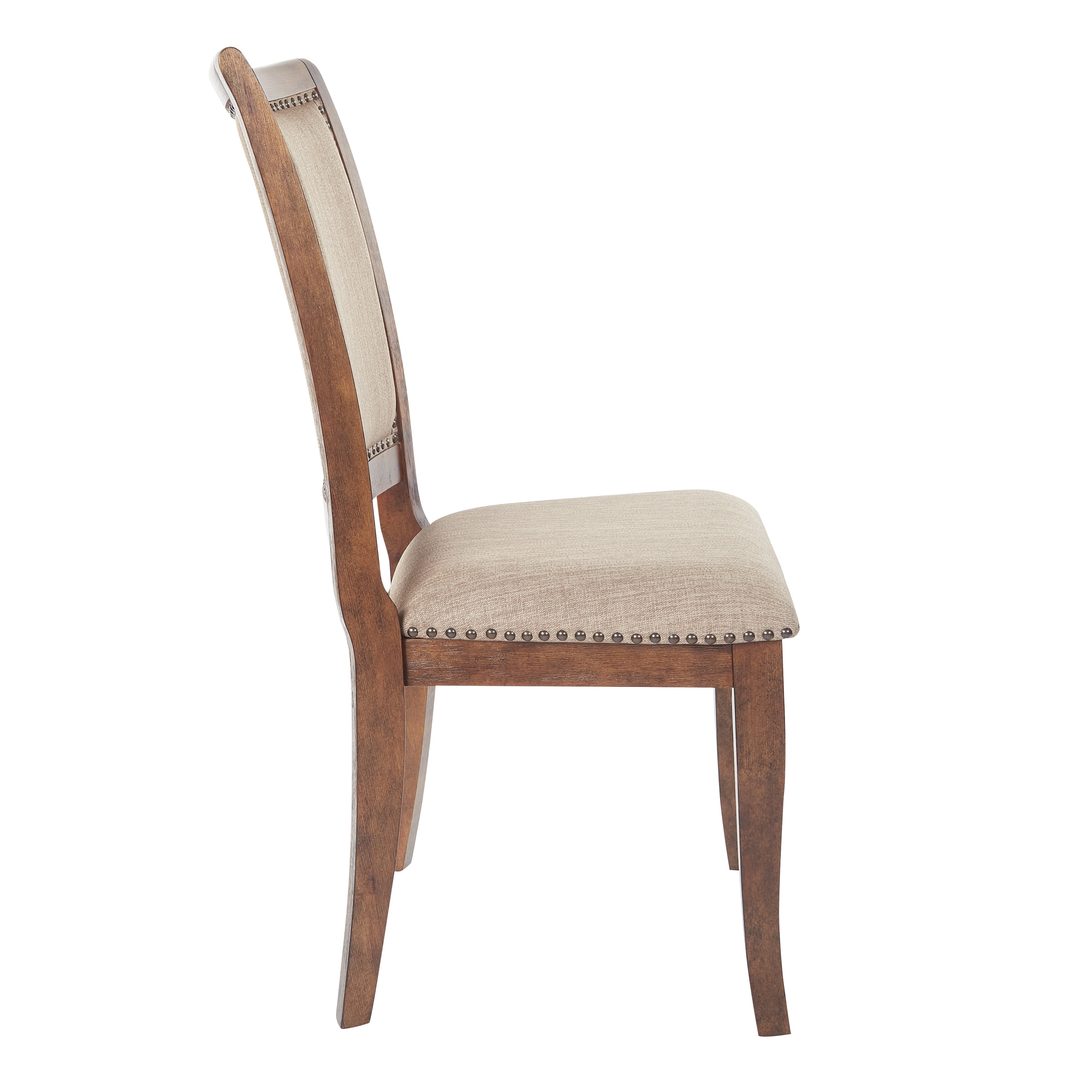 Osp Designs Alba Dining Chair 2 Ctn In Burnt Brown Walmart Com Walmart Com