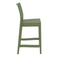 thumbnail image 3 of Maya Resin Counter Stool Olive Green, 3 of 5
