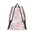 thumbnail image 6 of Rocae Cute Rabbit for Durable Canvas Backpack Leisure Large Bag Travel Rucksack Multi-function Backpack Small, 6 of 8
