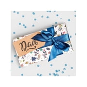 ANZON MORIES 9 Sheets Gift-Wrapping Paper , 3 Patterns, 27.5x17.5”, 3.35 Sq. Ft/Each, Unique Floral Design Soft Strong 80 GSM Kraft Paper Roll
