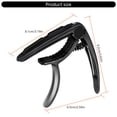thumbnail image 3 of Portable Metal Capo Ukulele Capo Metal Capo for Guitars and Ukuleles Offer Precisions Tunings for Every Musician's Needs, 3 of 8