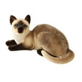 thumbnail image 2 of Juguete de peluche de gato realista, decoración cómoda para el hogar, figuras de animales rellenos Gato siamés de 40cm Zulema Juguetes de peluche, 2 of 8