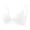 White -AL17, variant on Women's Push-up Bra No-Poke Underwire Push-up Bras for Women, Convertible, Demi Coverage White 80B