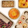 thumbnail image 6 of Donepart 6-Piece Non-Stick Bakeware Sets Including Rack, Cookie Sheet, Cake Pans, Loaf Pan, Muffin Pan, Pizza Pan, 6 of 9
