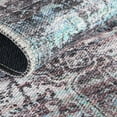 thumbnail image 3 of Unique Loom Renaissance Collection Area Rug - Roma (2' x 6' 1" Runner Blue Green/Light Green), 3 of 9