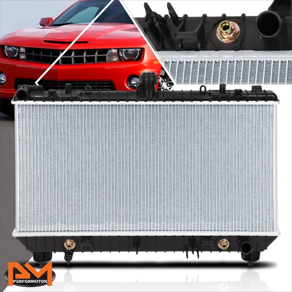 PM PERFORMOTOR Aluminum OE Style Cooling Radiator for 10-11 Chevy Camaro 6.2L SS AT DPI-13142